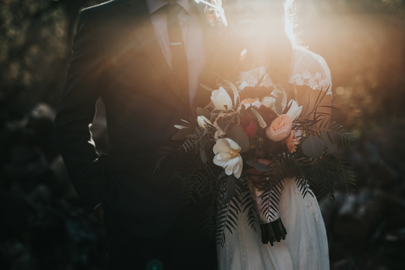 Detalles florales de una boda